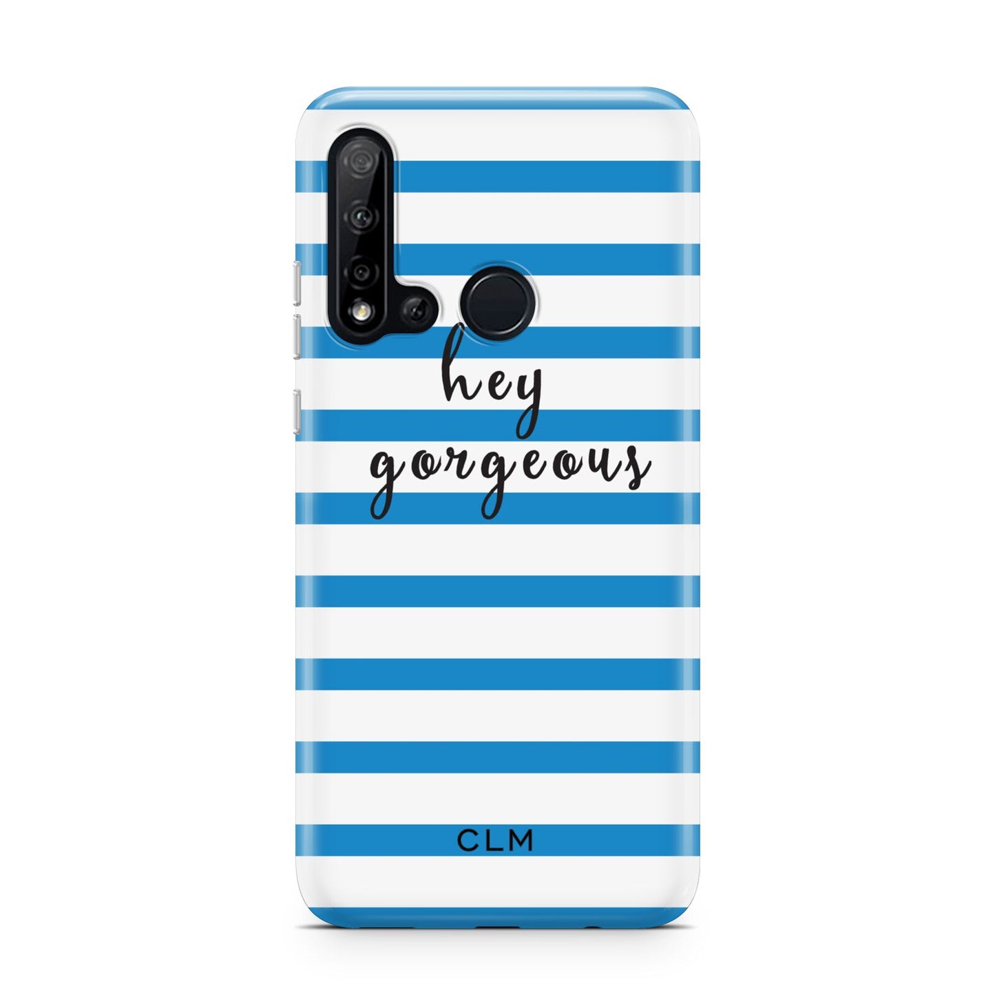 Personalised Blue Hey Gorgeous Huawei P20 Lite 5G Phone Case