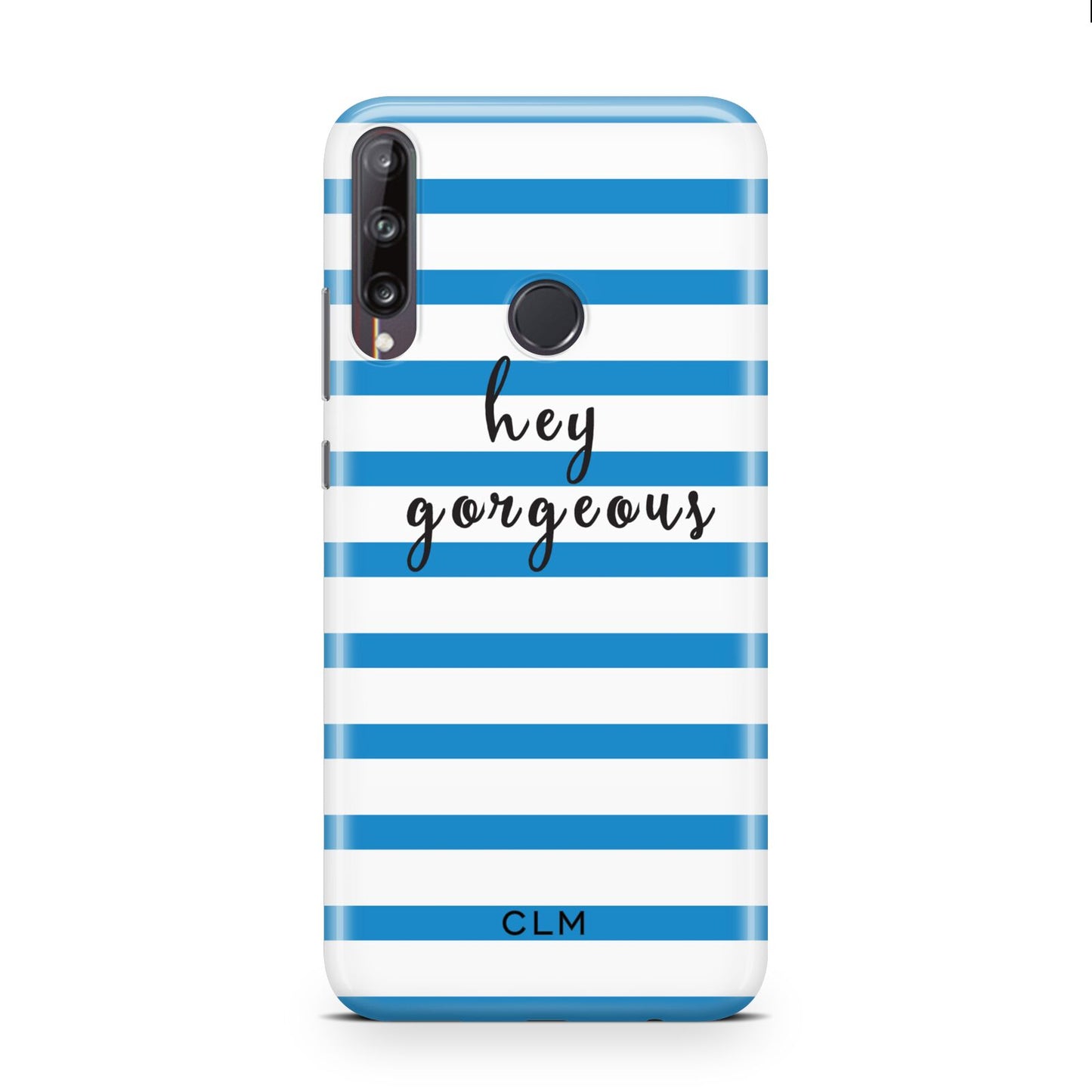 Personalised Blue Hey Gorgeous Huawei P40 Lite E Phone Case