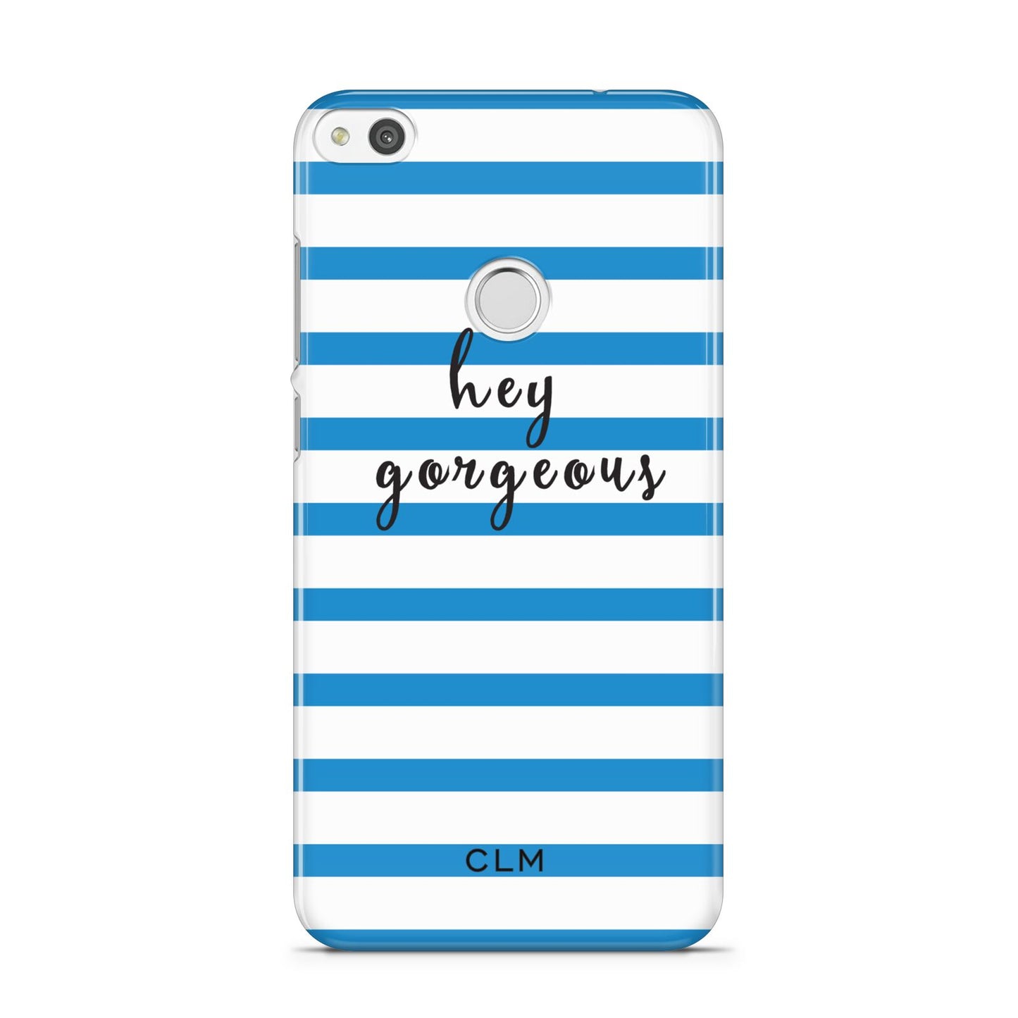 Personalised Blue Hey Gorgeous Huawei P8 Lite Case
