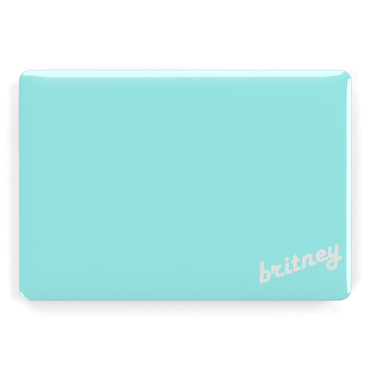 Personalised Blue Name Apple MacBook Case