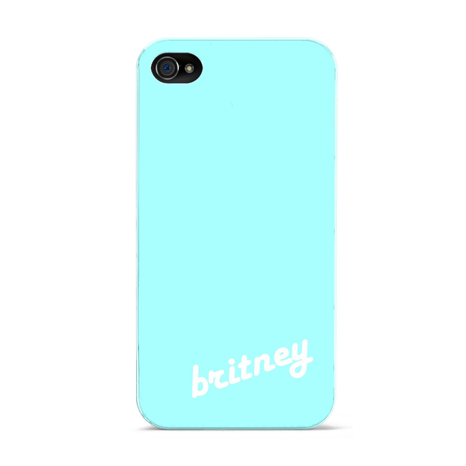 Personalised Blue Name Apple iPhone 4s Case