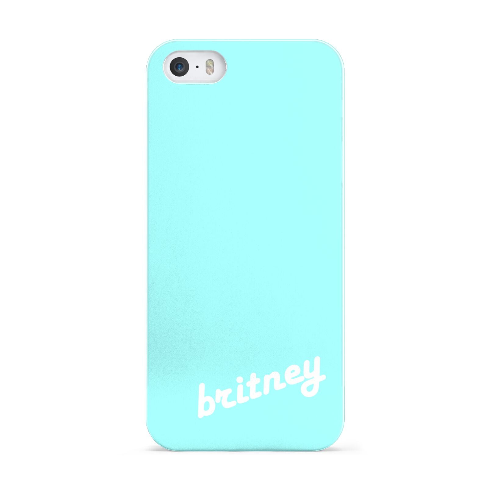 Personalised Blue Name Apple iPhone 5 Case