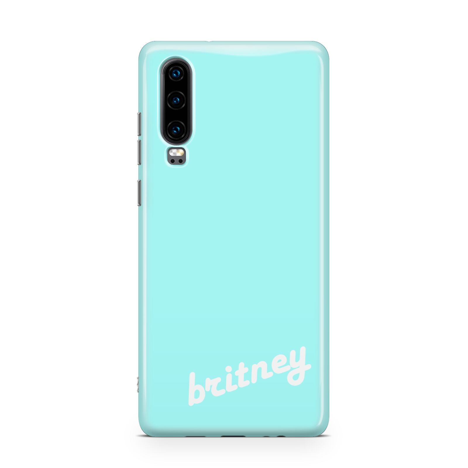 Personalised Blue Name Huawei P30 Phone Case