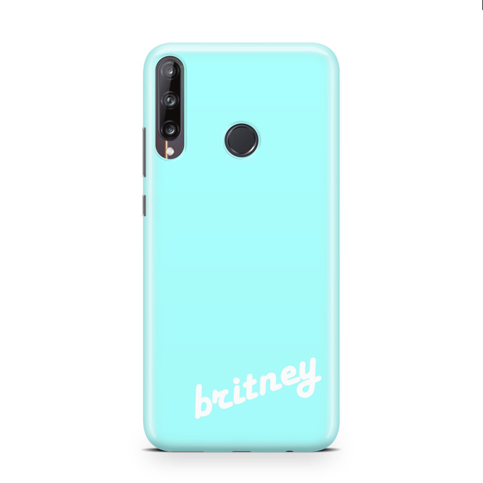 Personalised Blue Name Huawei P40 Lite E Phone Case