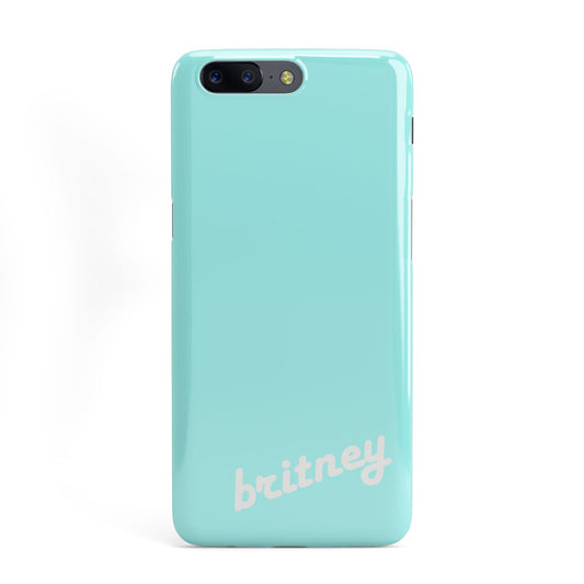 Personalised Blue Name OnePlus Case