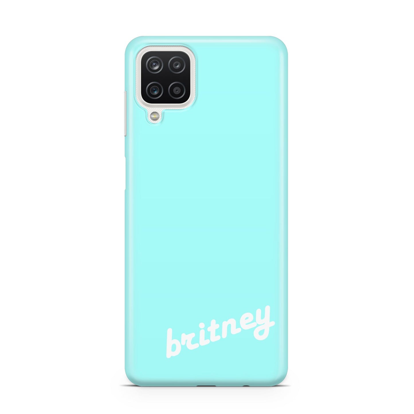 Personalised Blue Name Samsung A12 Case