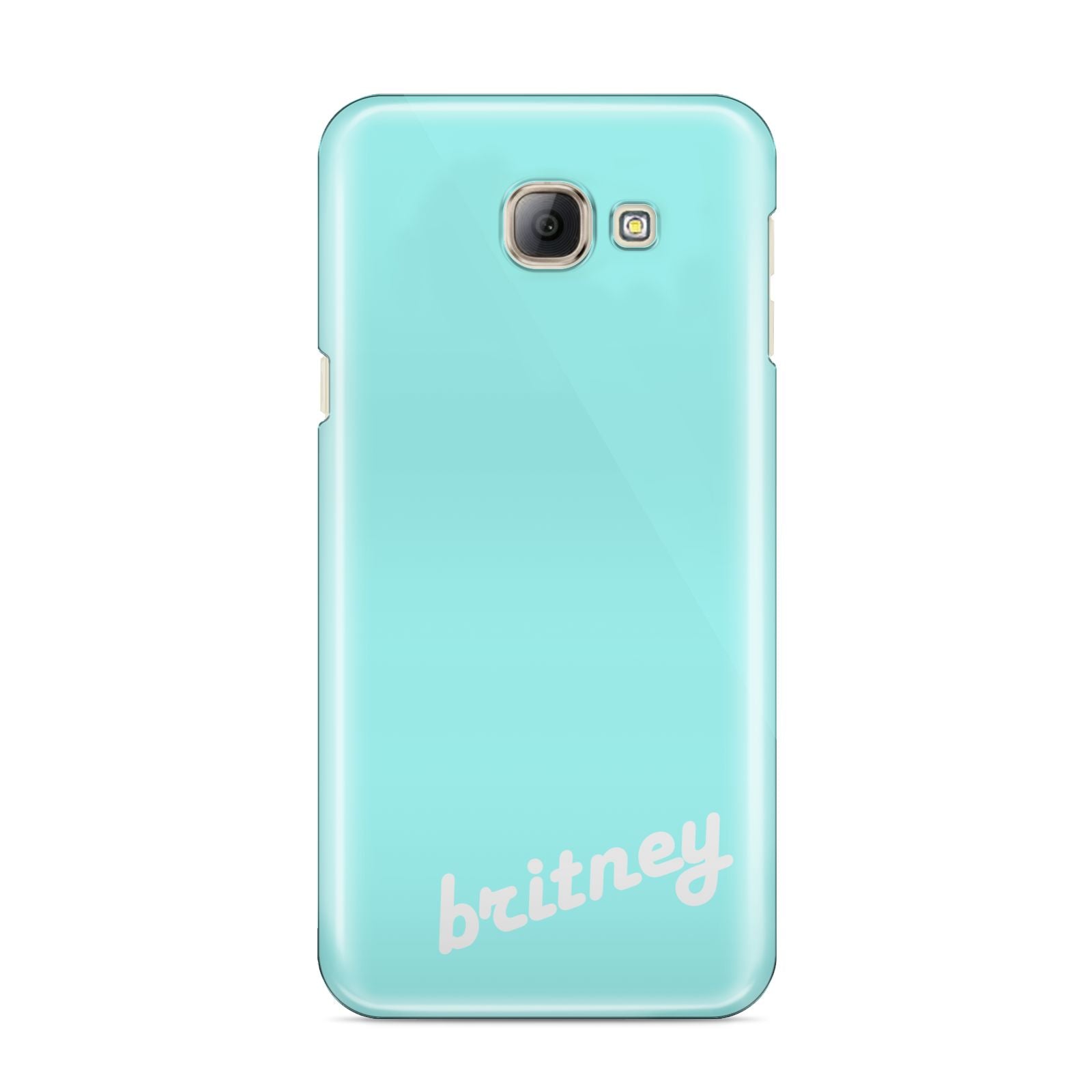 Personalised Blue Name Samsung Galaxy A8 2016 Case