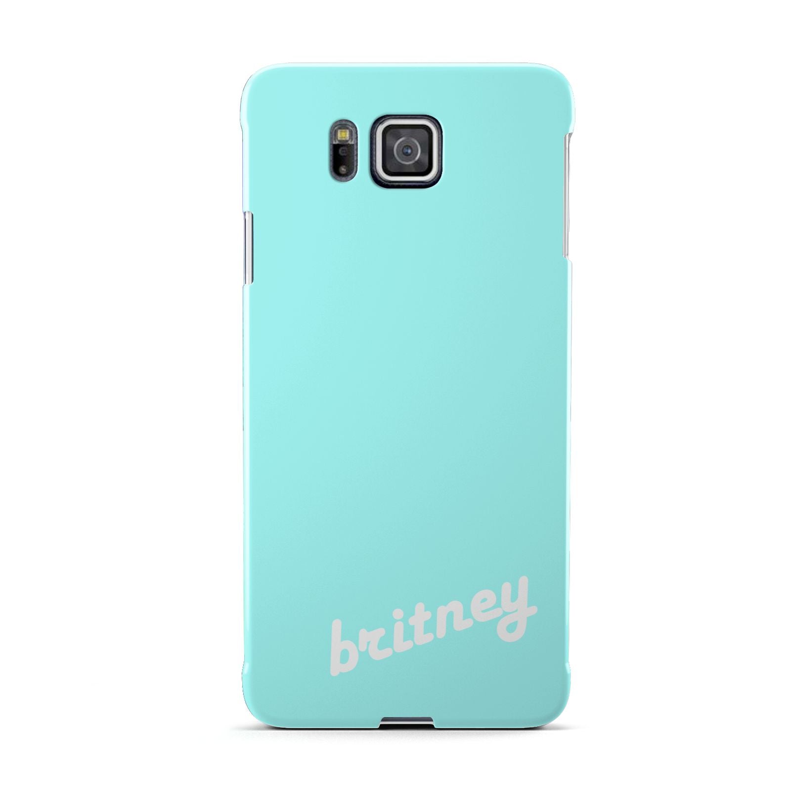 Personalised Blue Name Samsung Galaxy Alpha Case