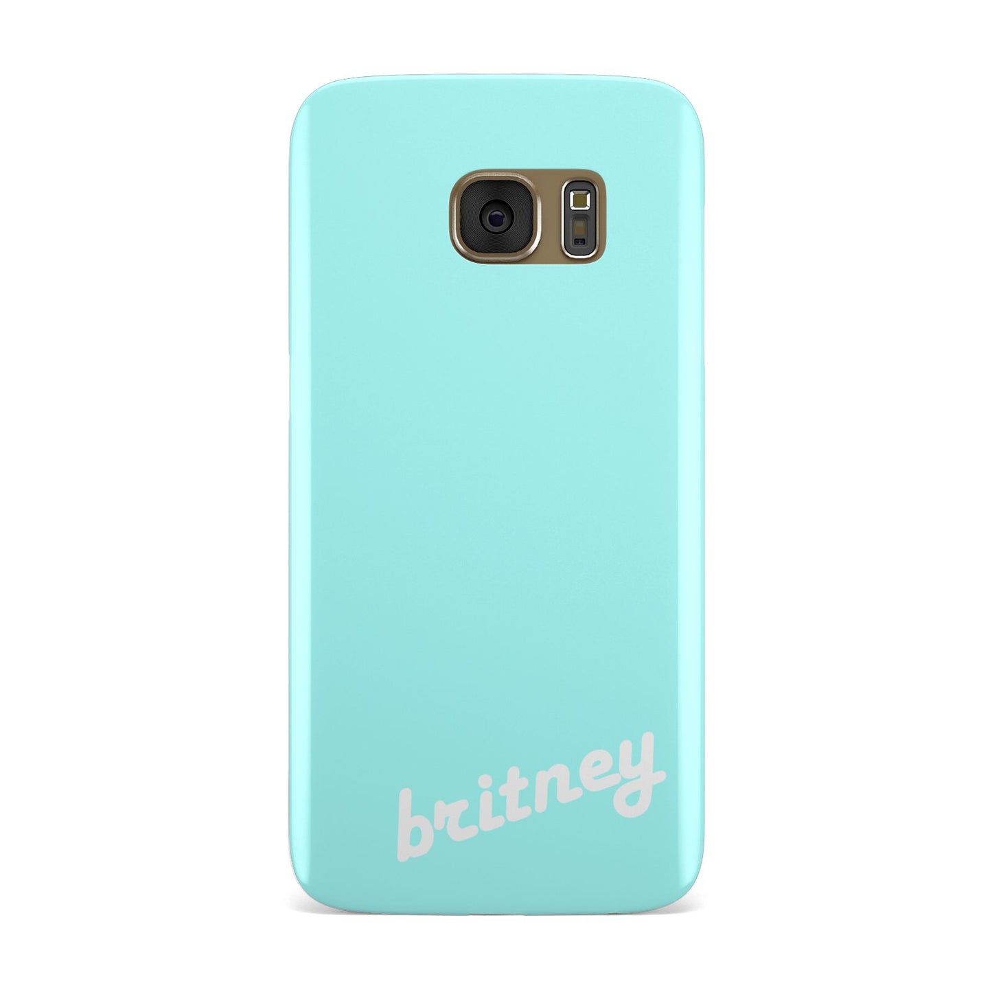 Personalised Blue Name Samsung Galaxy Case