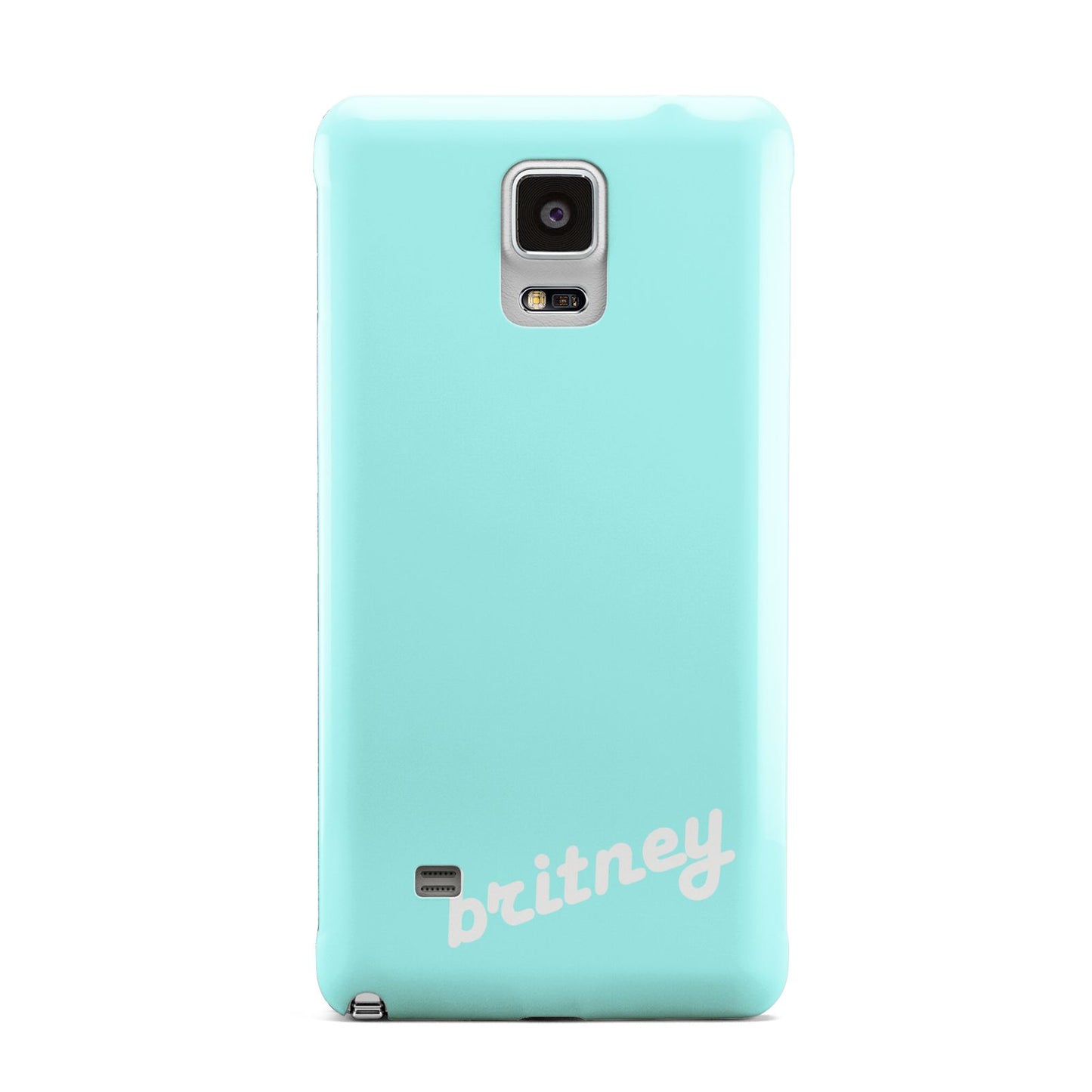 Personalised Blue Name Samsung Galaxy Note 4 Case