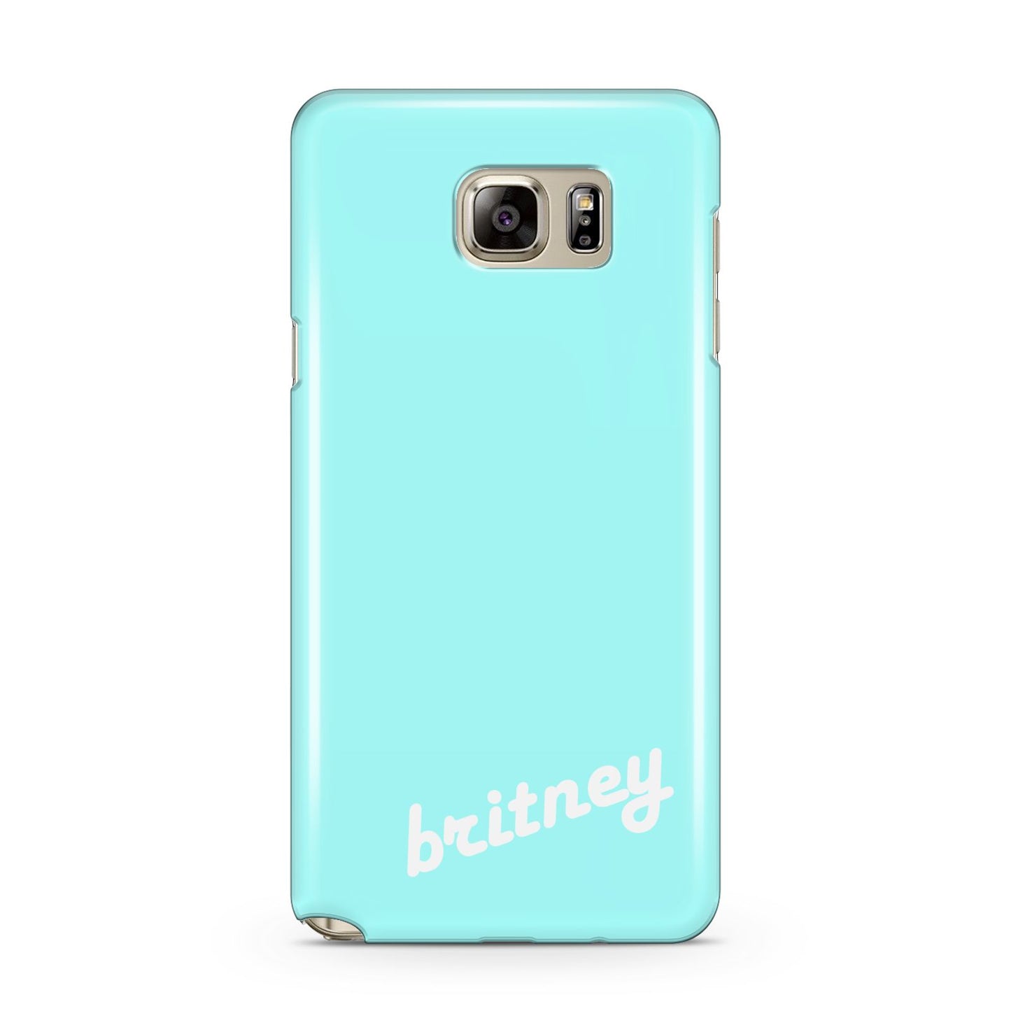 Personalised Blue Name Samsung Galaxy Note 5 Case