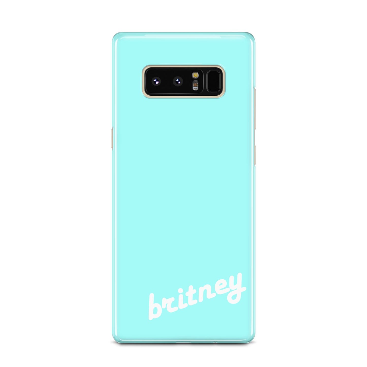 Personalised Blue Name Samsung Galaxy Note 8 Case