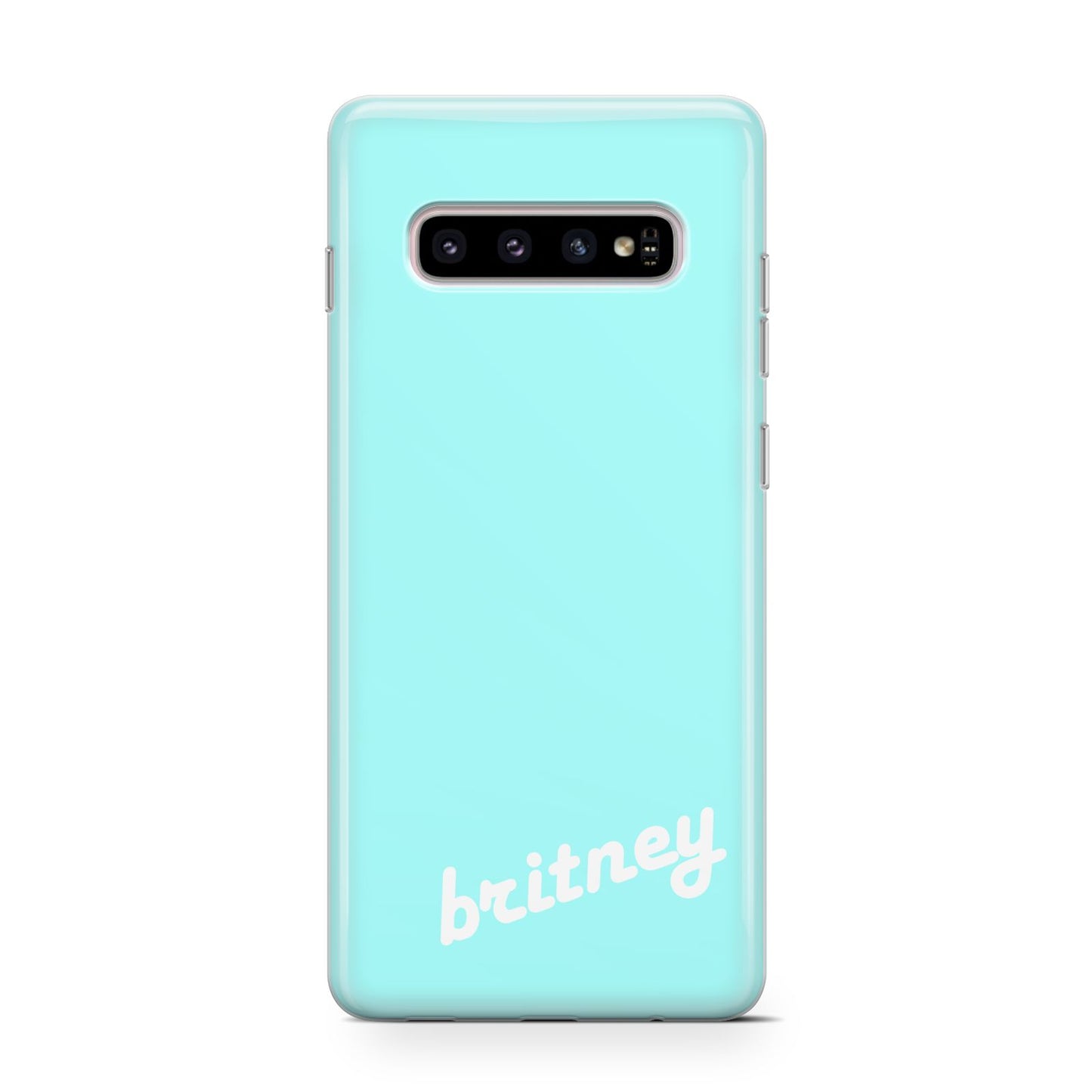 Personalised Blue Name Samsung Galaxy S10 Case