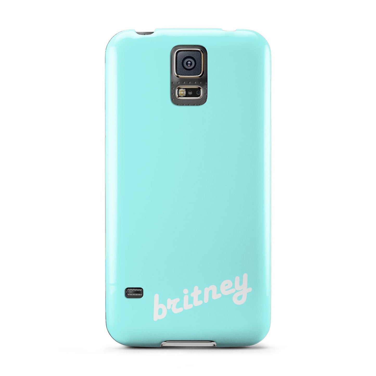 Personalised Blue Name Samsung Galaxy S5 Case