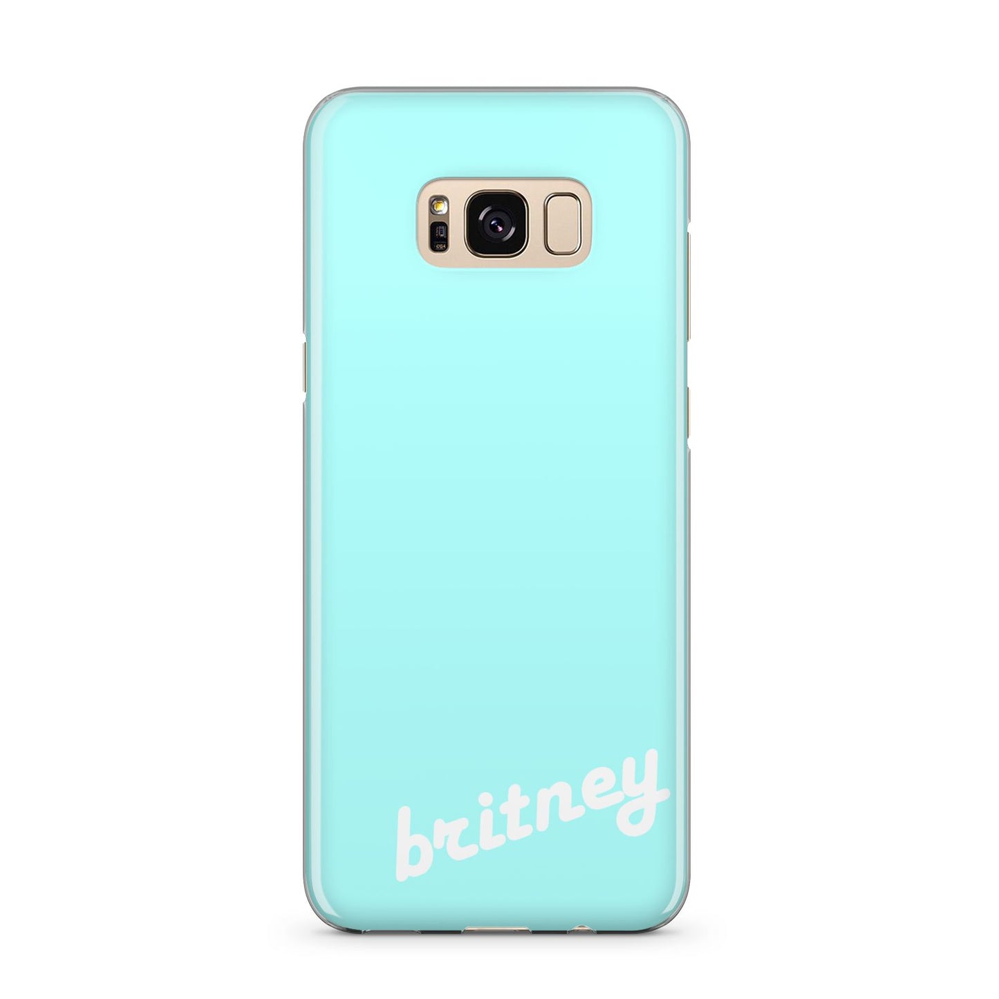 Personalised Blue Name Samsung Galaxy S8 Plus Case