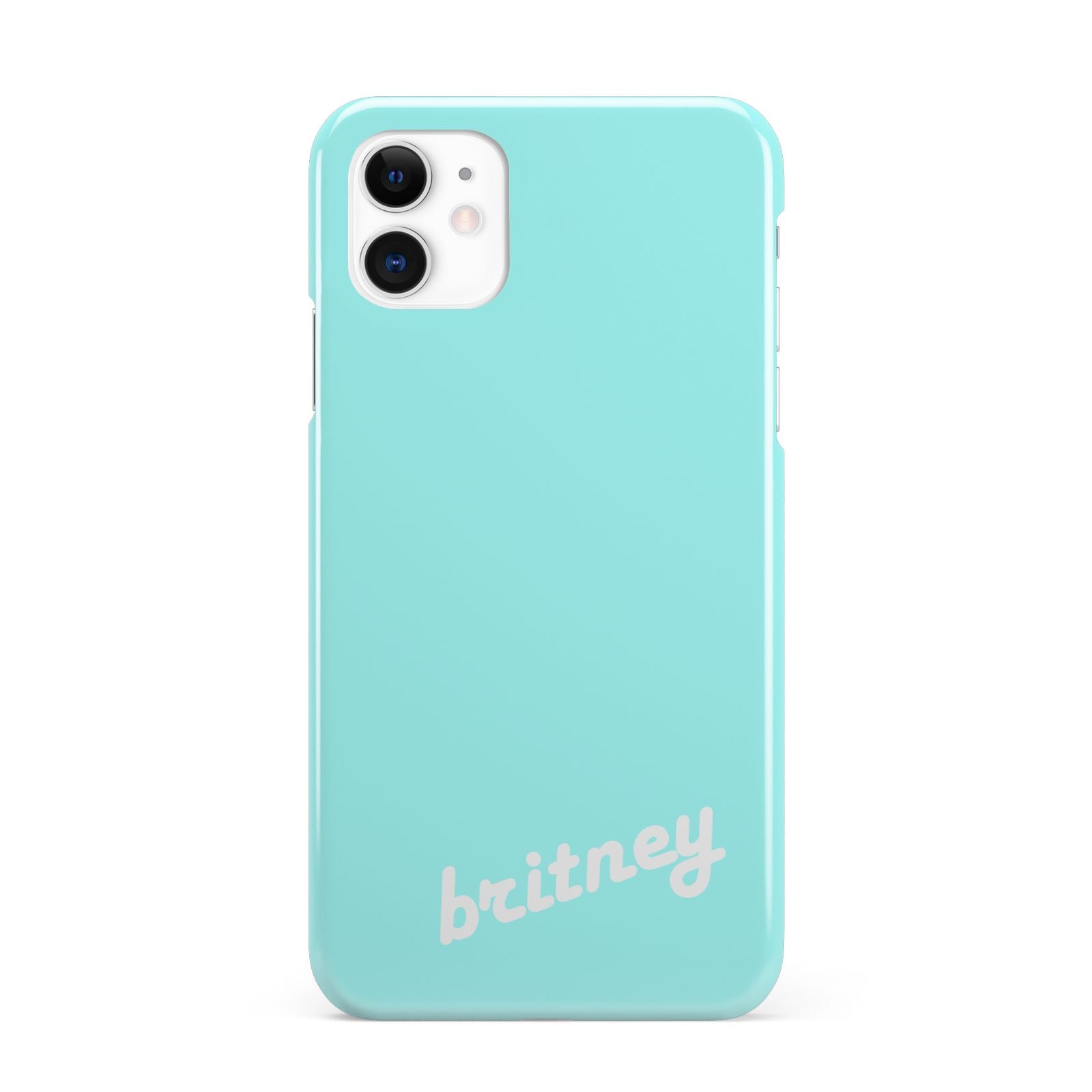 Personalised Blue Name iPhone 11 3D Snap Case