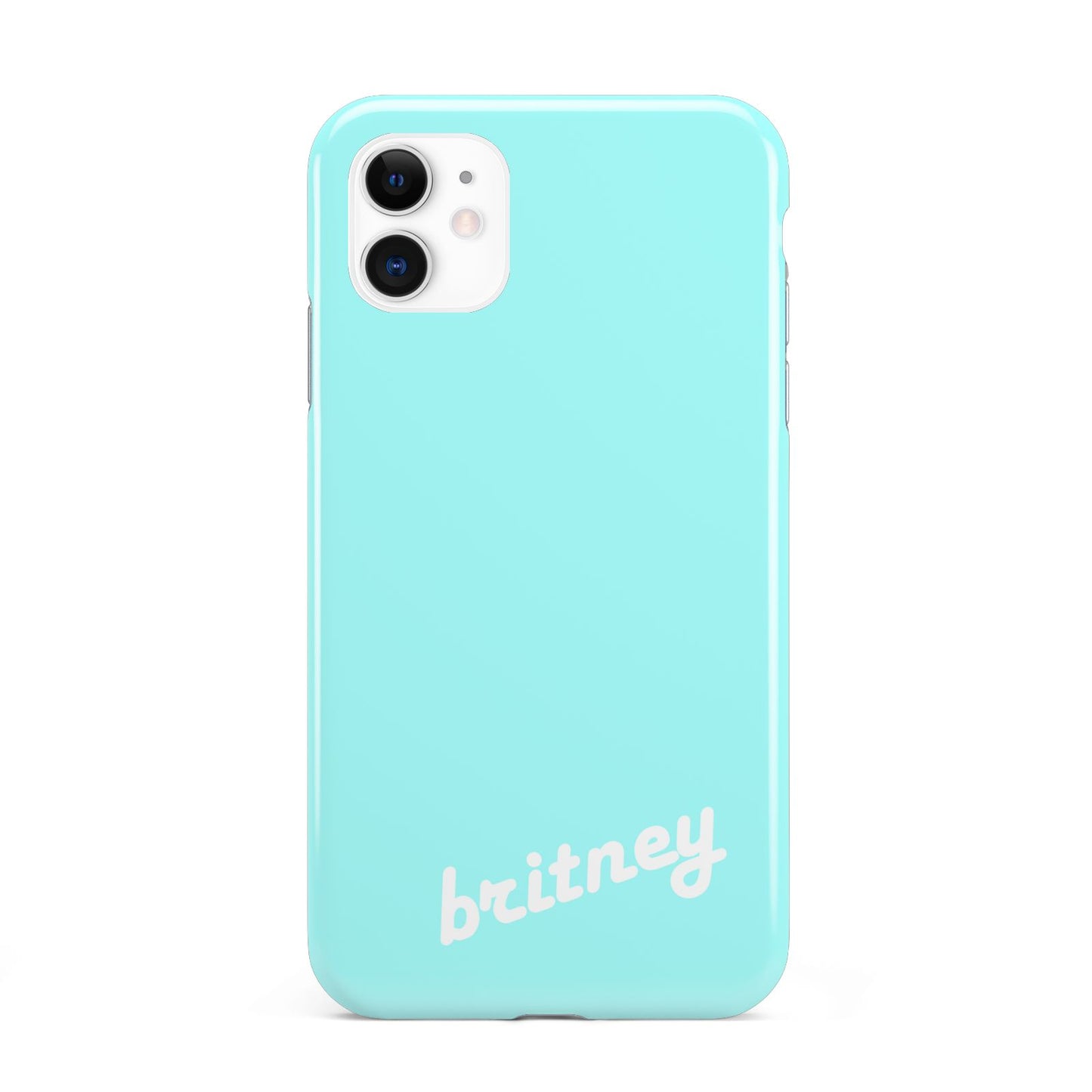 Personalised Blue Name iPhone 11 3D Tough Case