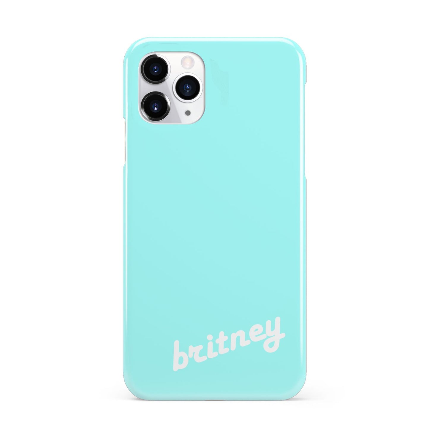 Personalised Blue Name iPhone 11 Pro 3D Snap Case