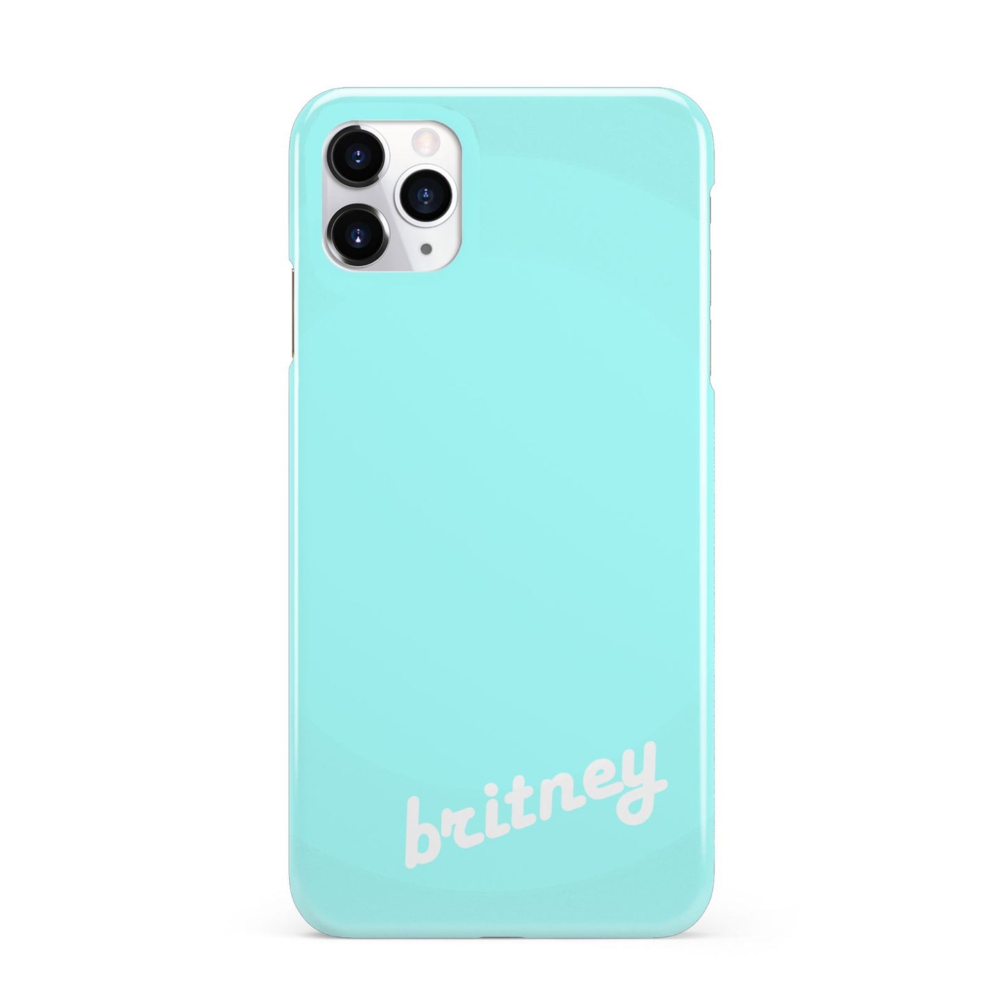 Personalised Blue Name iPhone 11 Pro Max 3D Snap Case