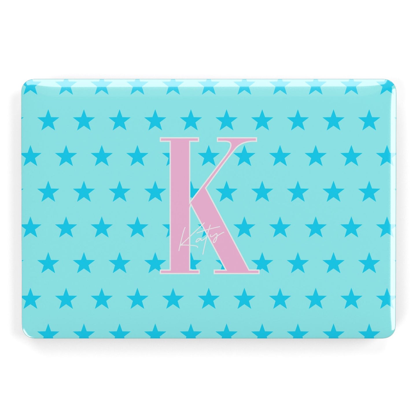 Personalised Blue Stars Apple MacBook Case