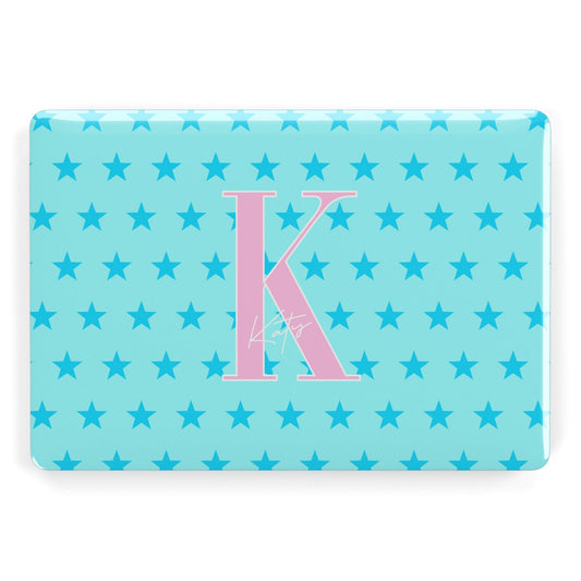 Personalised Blue Stars Apple MacBook Case