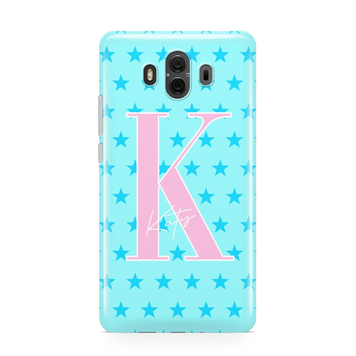 Personalised Blue Stars Huawei Mate 10 Protective Phone Case