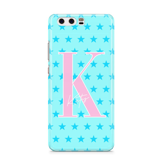 Personalised Blue Stars Huawei P10 Phone Case