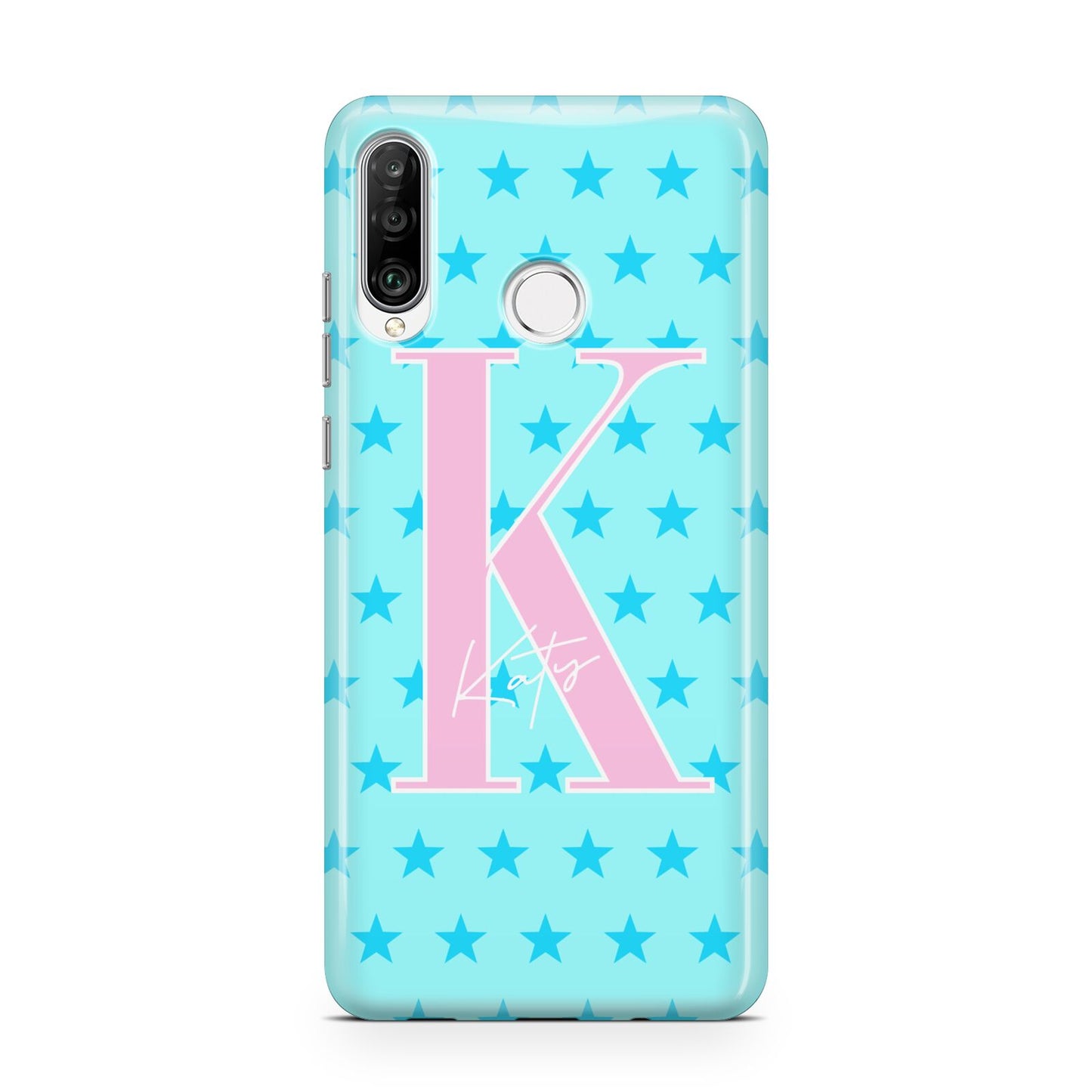 Personalised Blue Stars Huawei P30 Lite Phone Case