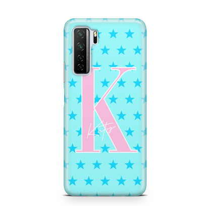 Personalised Blue Stars Huawei P40 Lite 5G Phone Case