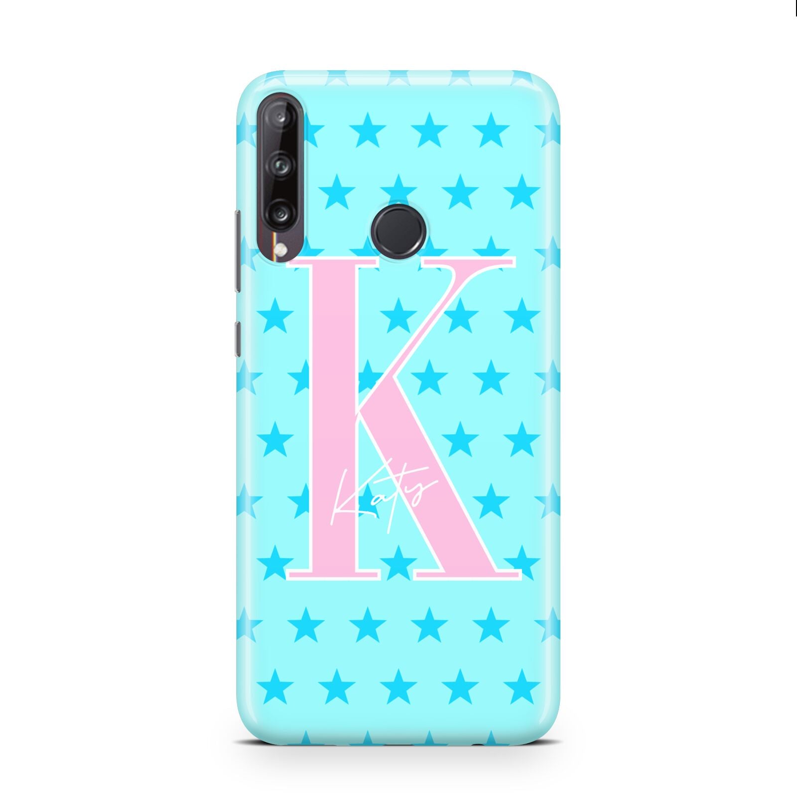 Personalised Blue Stars Huawei P40 Lite E Phone Case