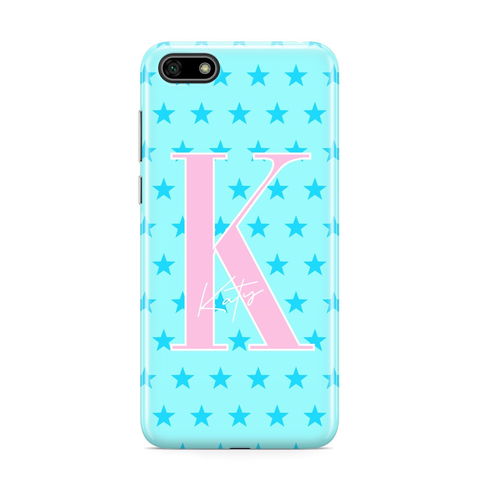 Personalised Blue Stars Huawei Y5 Prime 2018 Phone Case