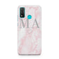 Personalised Blush Marble Initials Huawei P Smart 2020