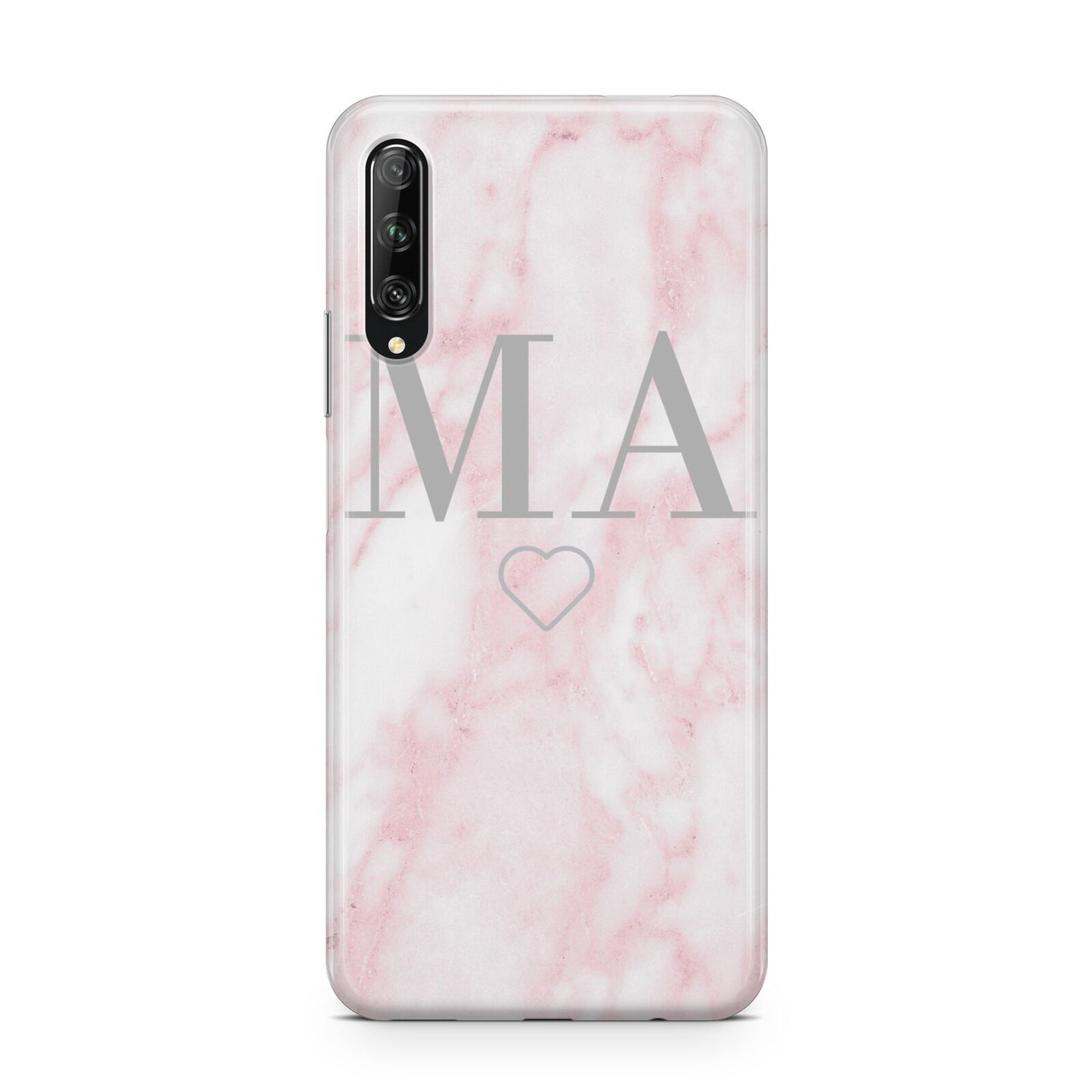 Personalised Blush Marble Initials Huawei P Smart Pro 2019