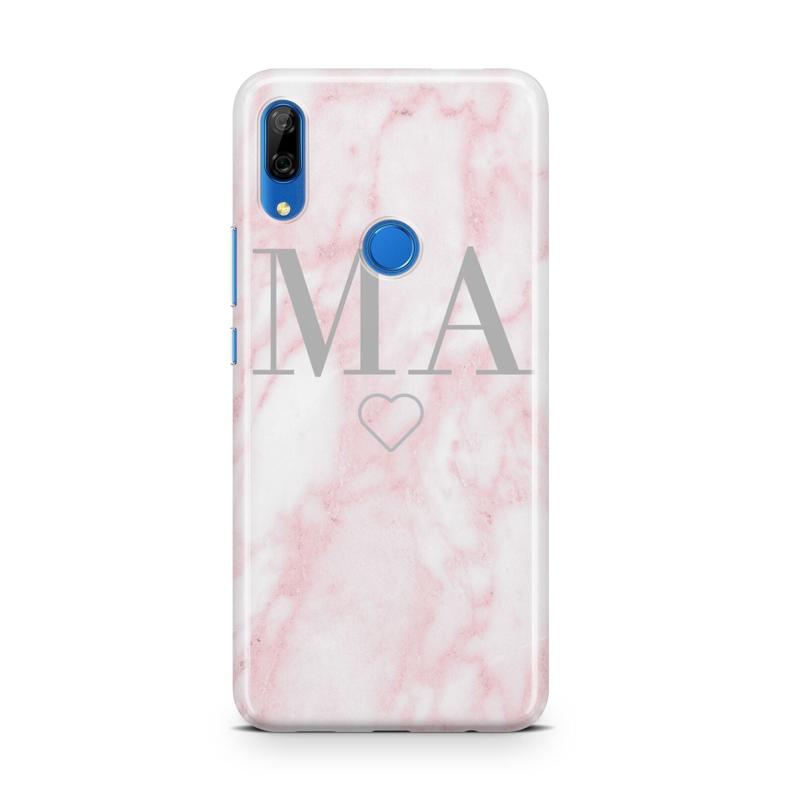 Personalised Blush Marble Initials Huawei P Smart Z