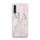 Personalised Blush Marble Initials Huawei P20 Pro Phone Case