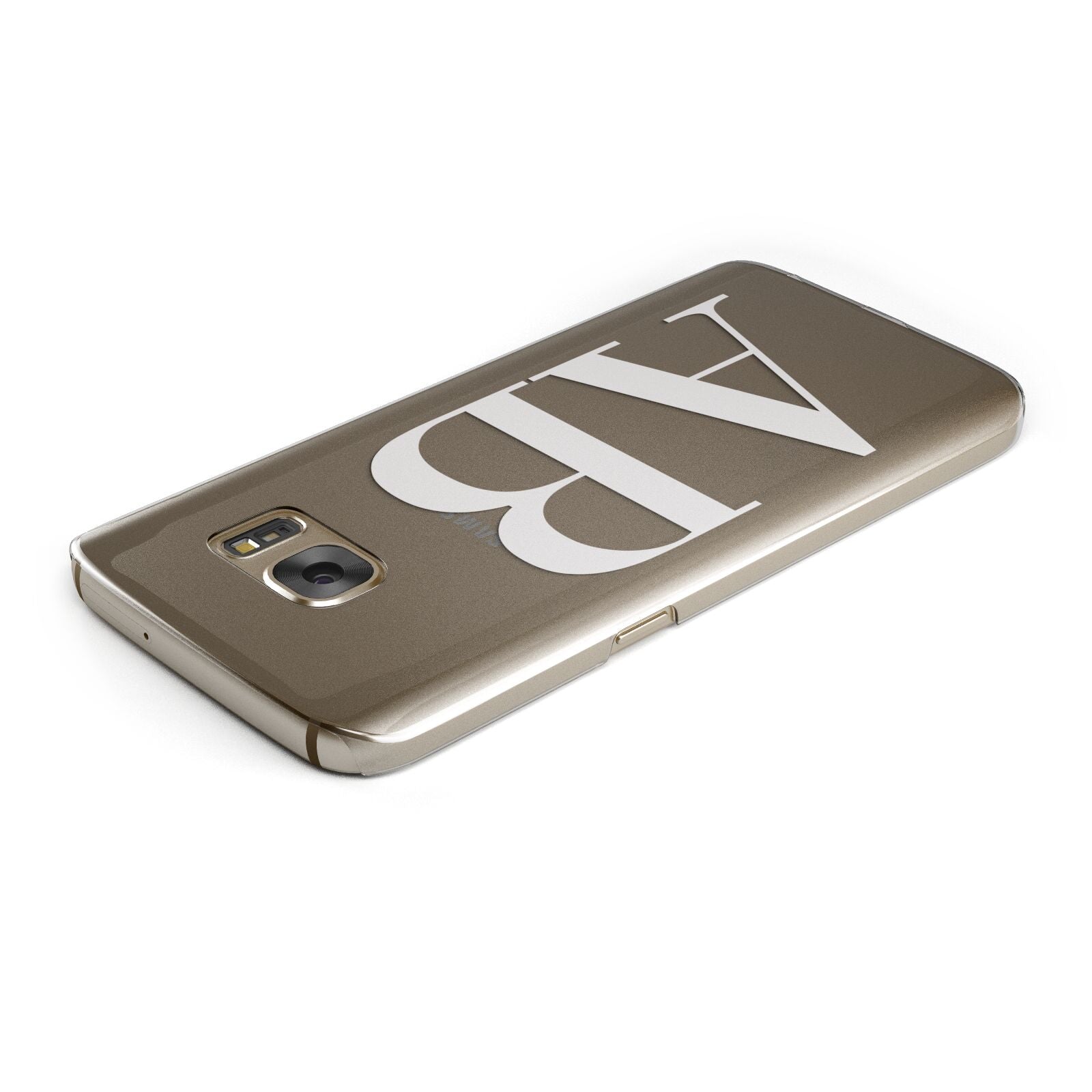 Personalised Bold Font Samsung Galaxy Case Top Cutout