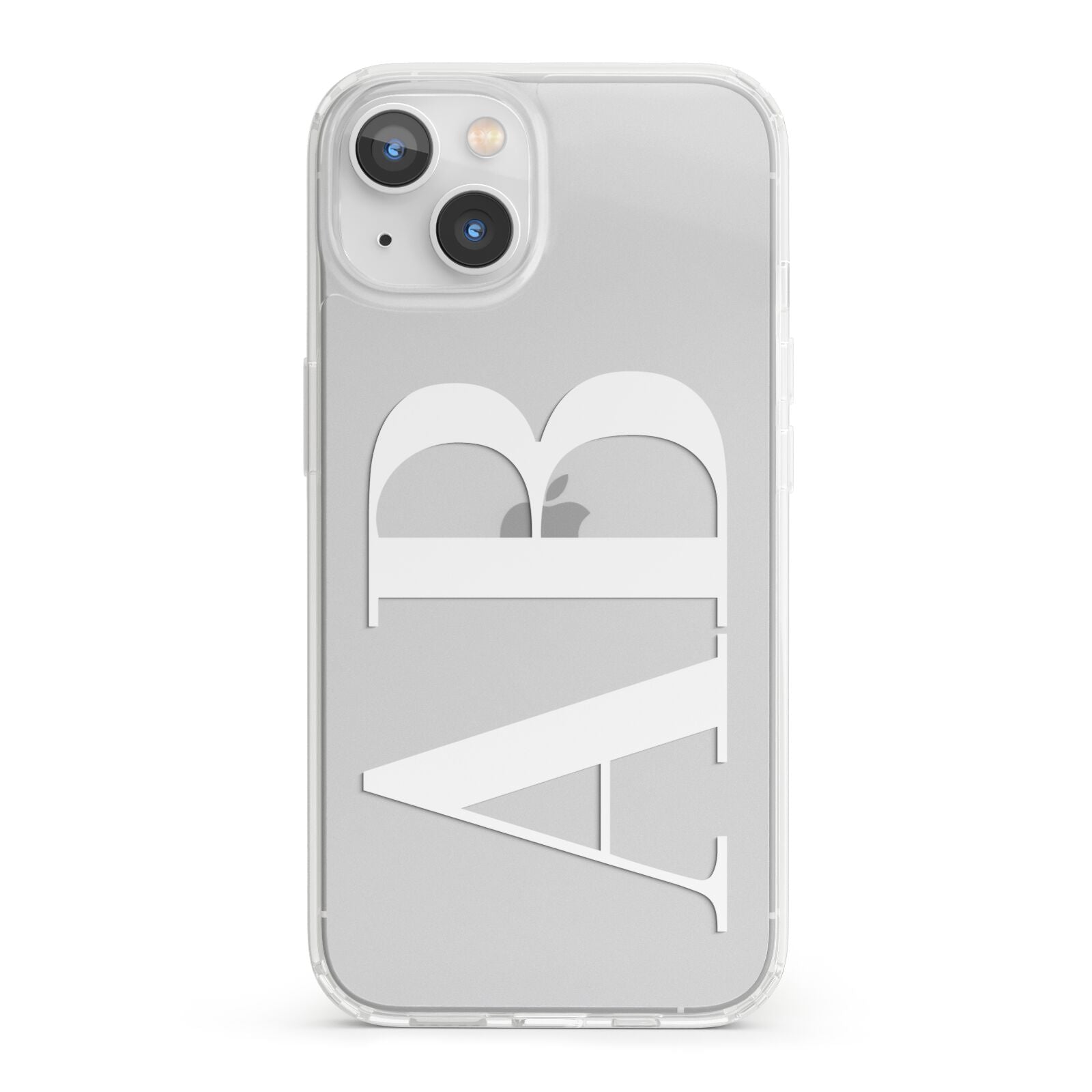 Personalised Bold Font iPhone 13 Clear Bumper Case