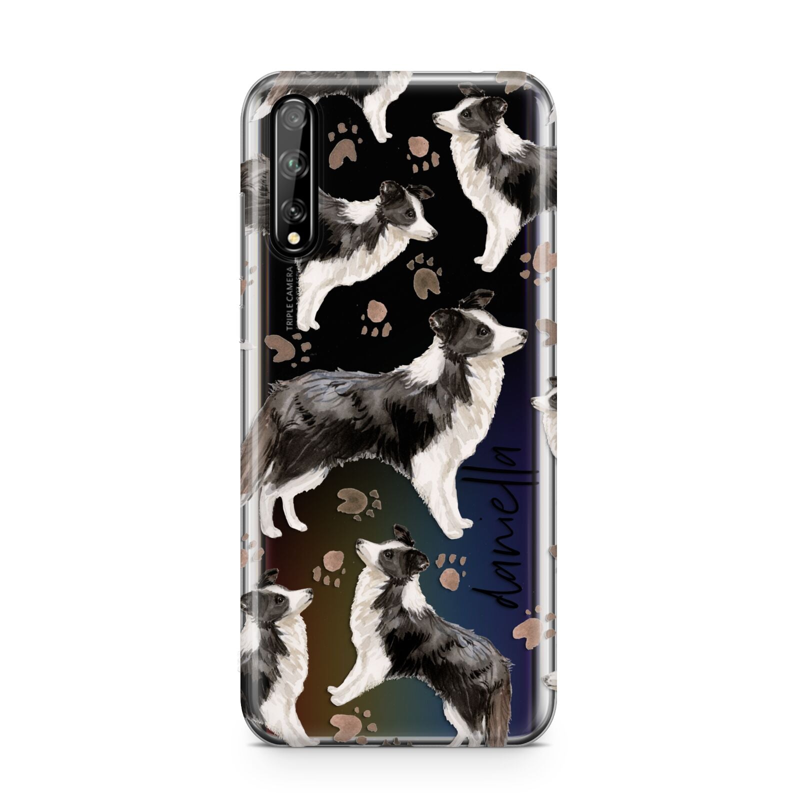 Personalised Border Collie Dog Huawei Enjoy 10s Phone Case