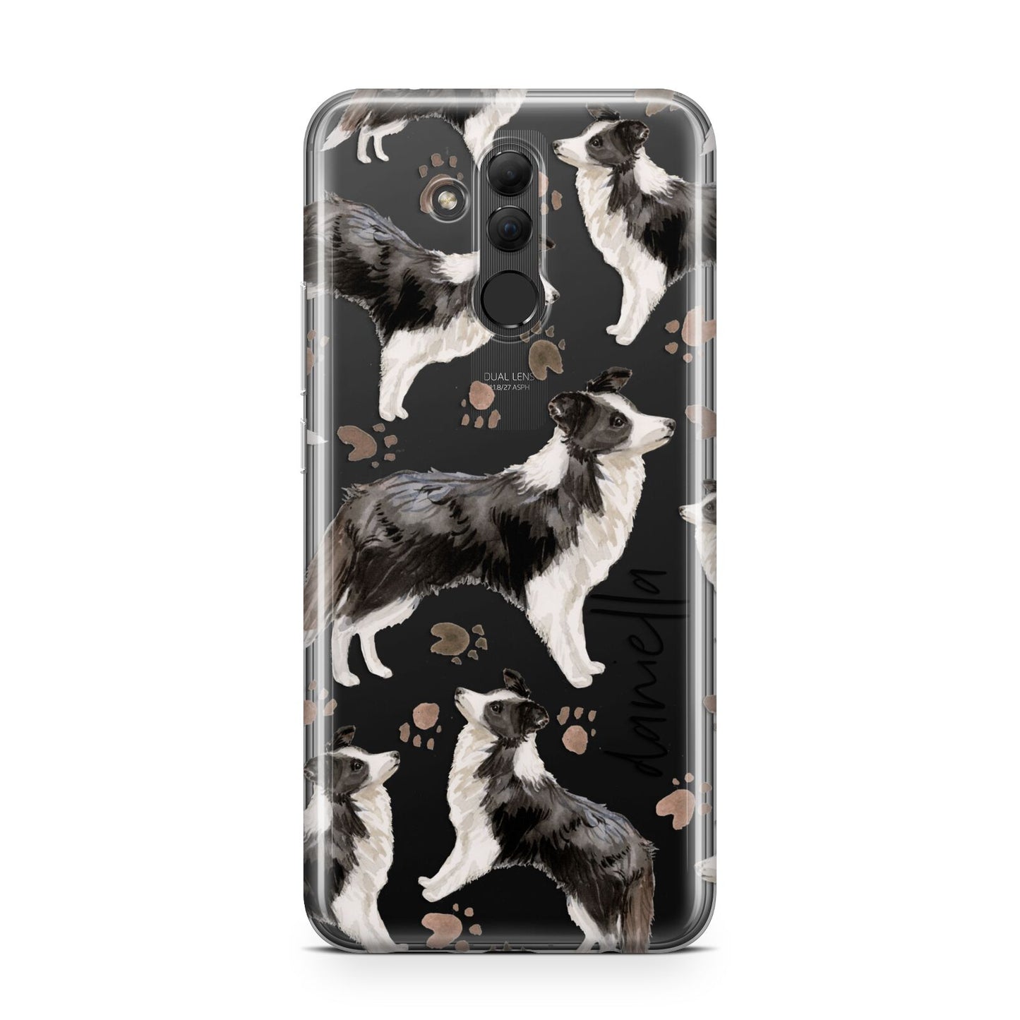 Personalised Border Collie Dog Huawei Mate 20 Lite