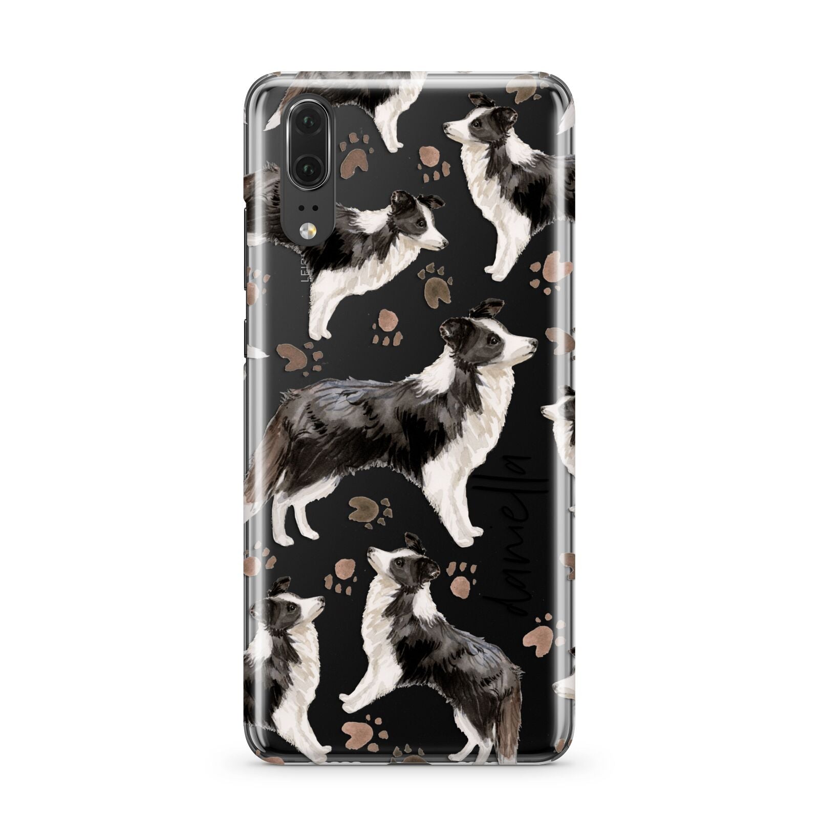 Personalised Border Collie Dog Huawei P20 Phone Case