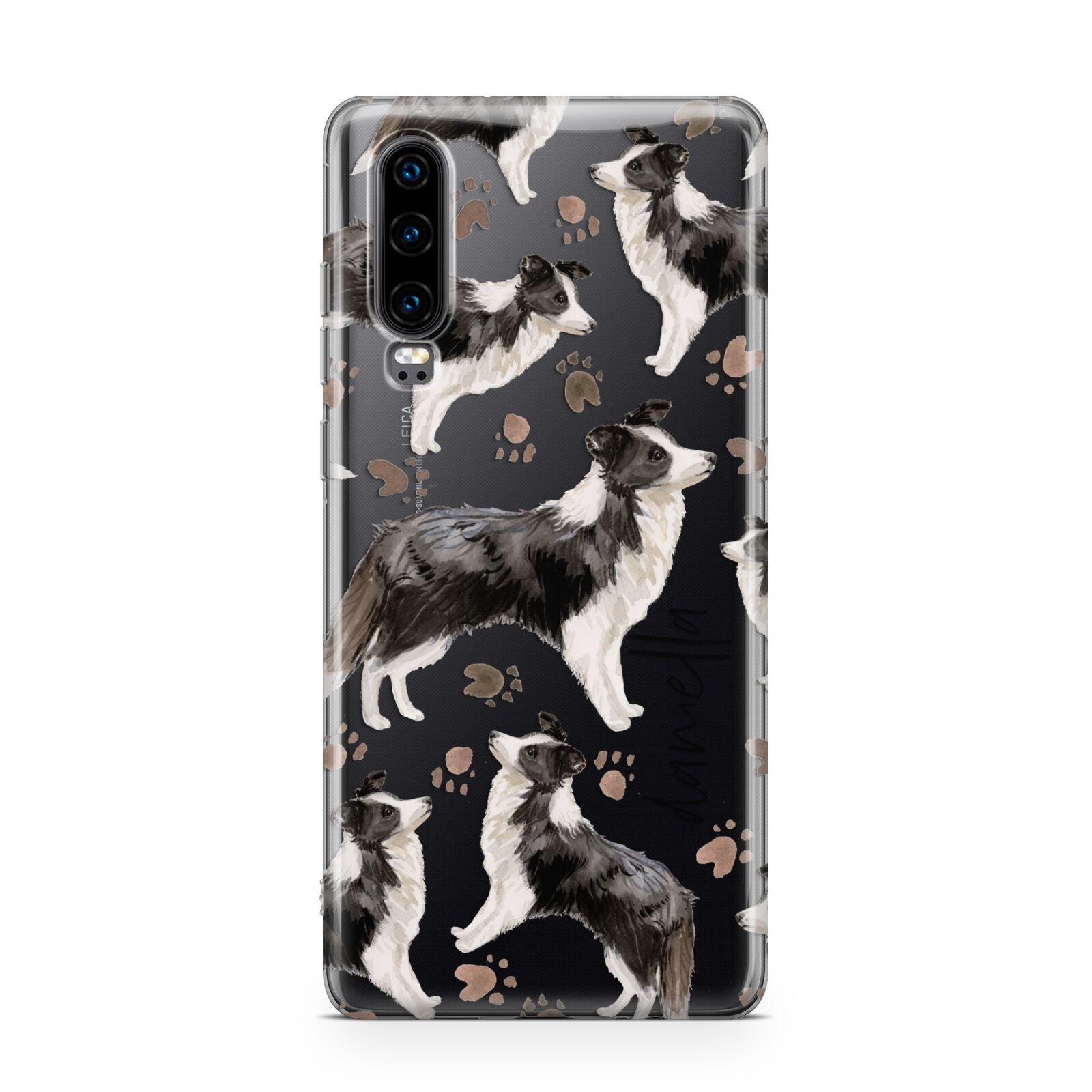 Personalised Border Collie Dog Huawei P30 Phone Case