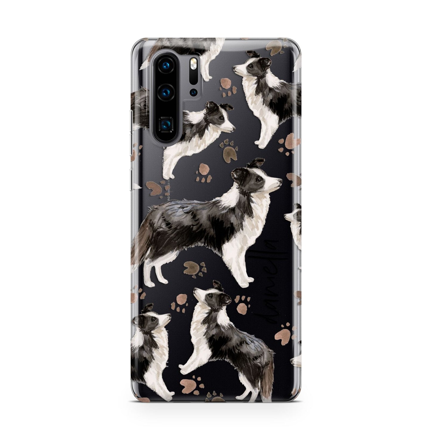 Personalised Border Collie Dog Huawei P30 Pro Phone Case