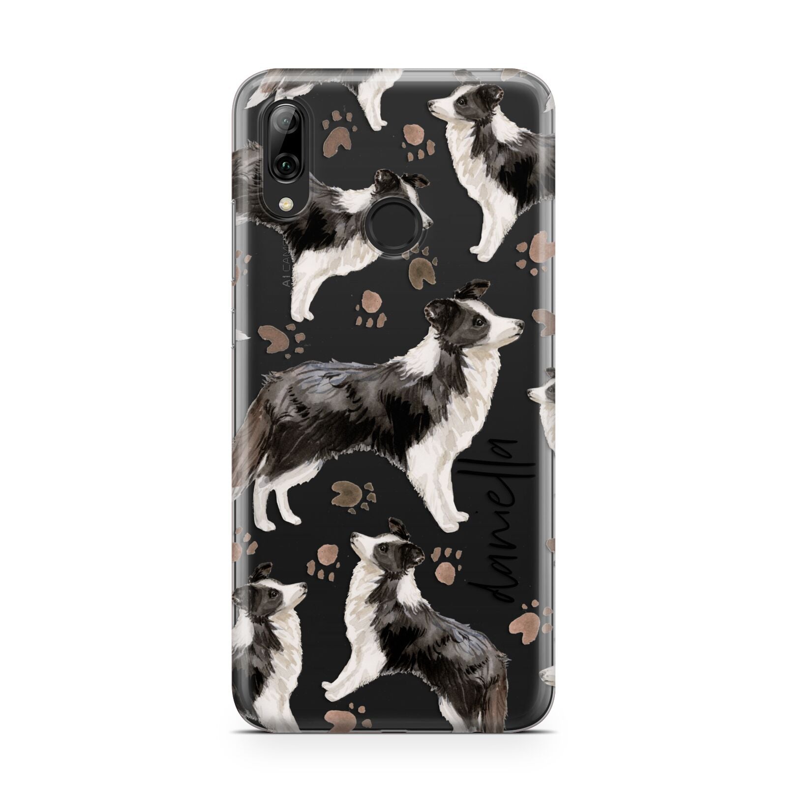 Personalised Border Collie Dog Huawei Y7 2019