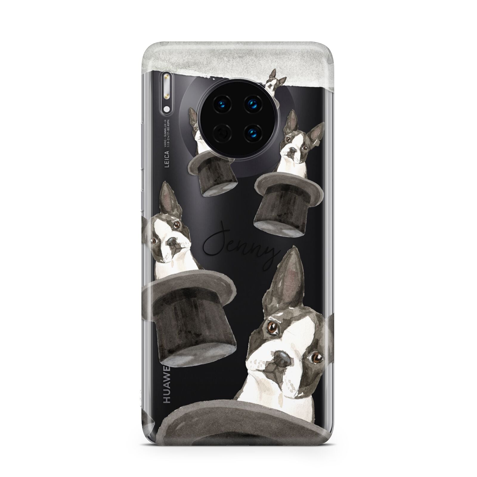 Personalised Boston Terrier Huawei Mate 30