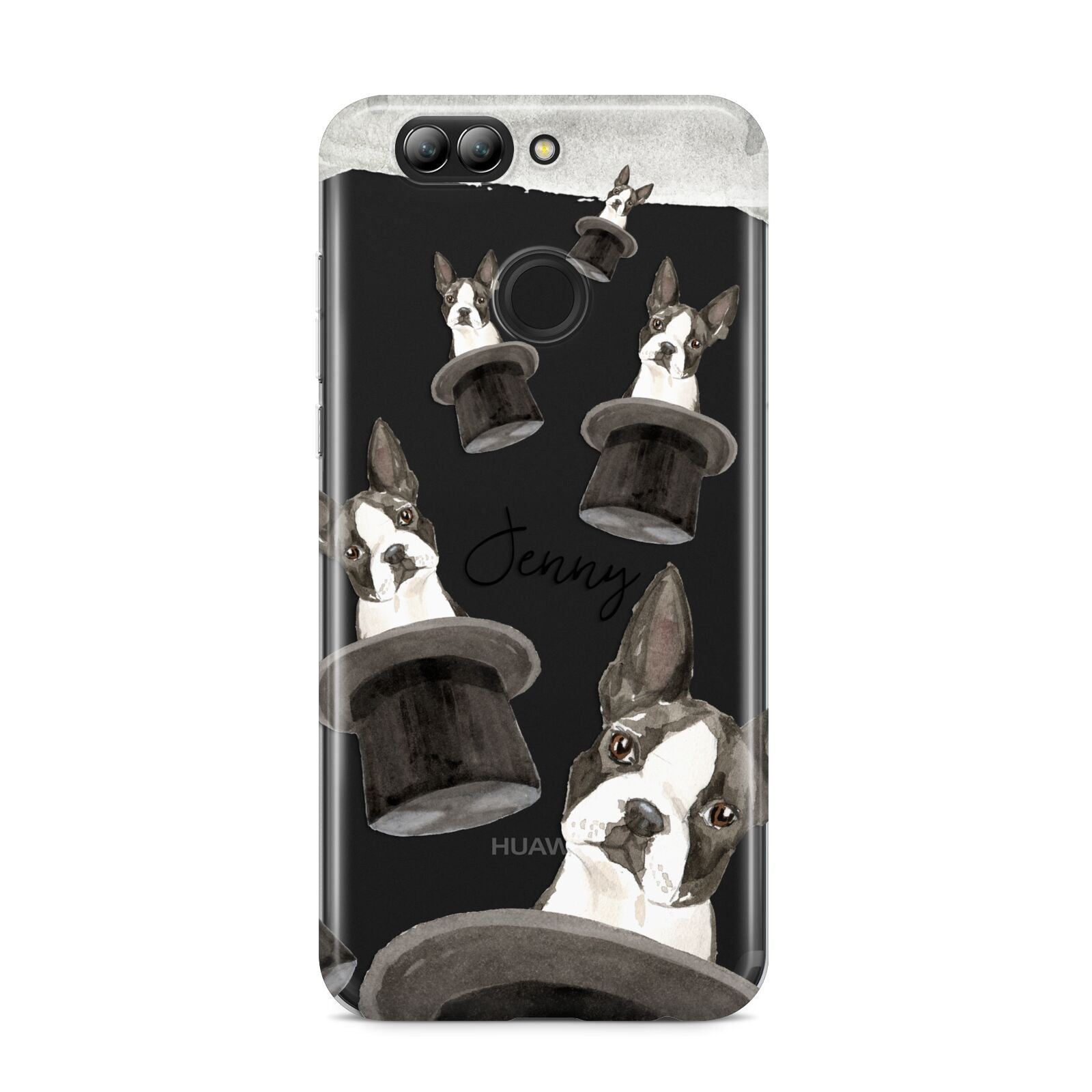 Personalised Boston Terrier Huawei Nova 2s Phone Case