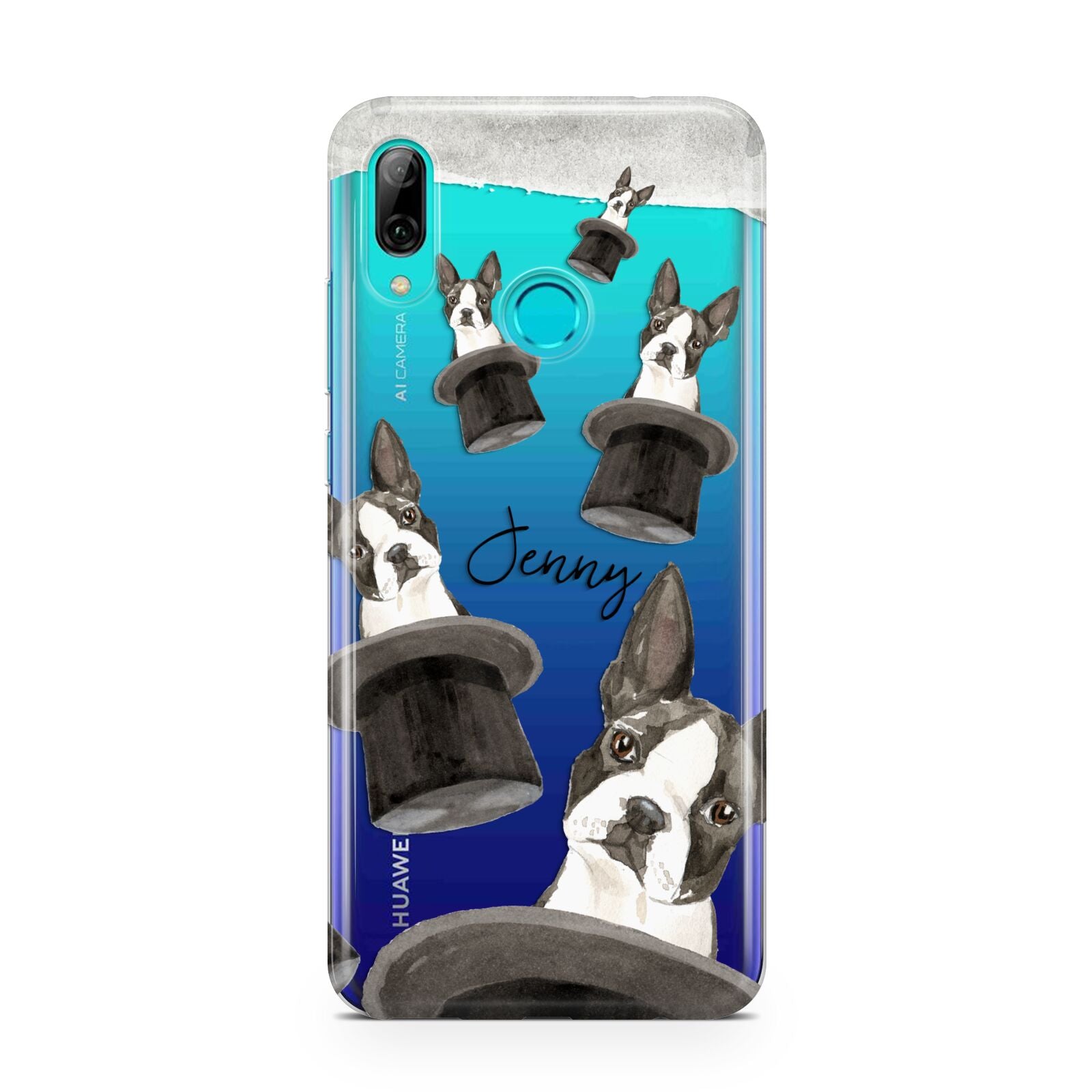 Personalised Boston Terrier Huawei P Smart 2019 Case