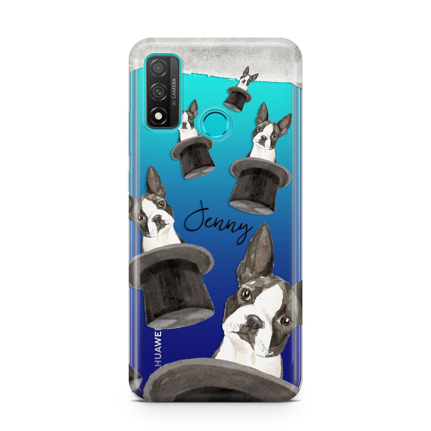 Personalised Boston Terrier Huawei P Smart 2020