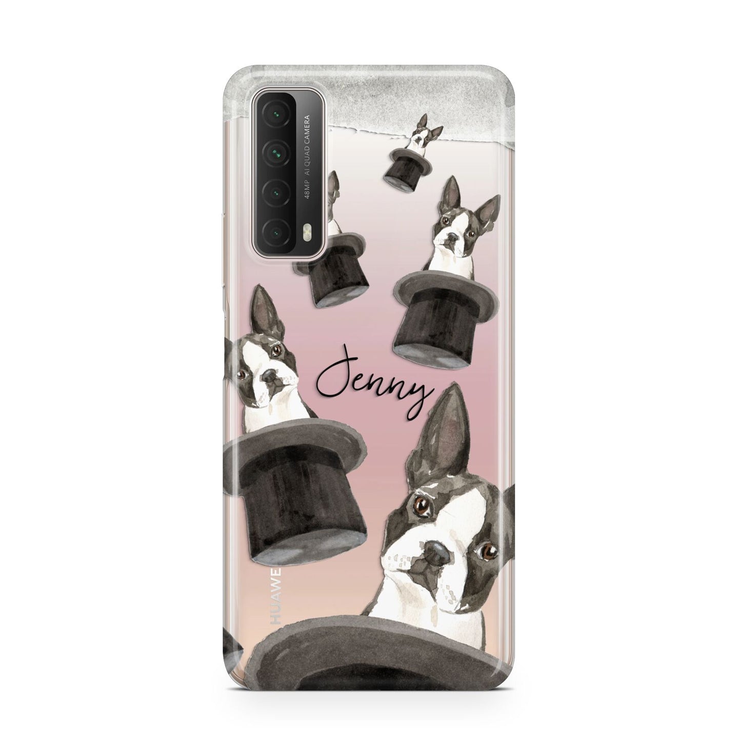 Personalised Boston Terrier Huawei P Smart 2021