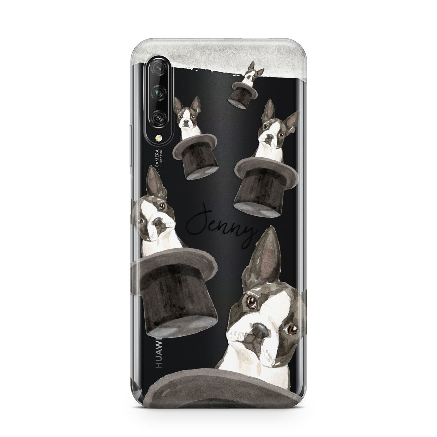 Personalised Boston Terrier Huawei P Smart Pro 2019