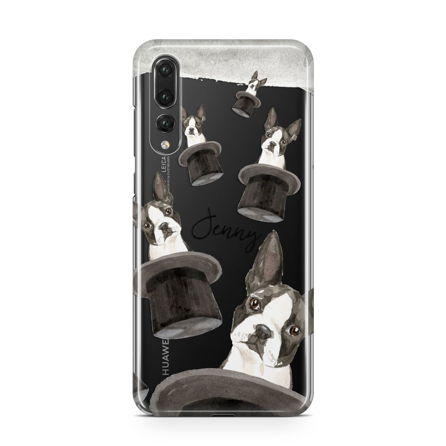 Personalised Boston Terrier Huawei P20 Pro Phone Case